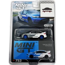 MINI GT HONDA CIVIC TYPE R 2023 PACE CAR 1/64 DIECAST MODEL CAR MGT00753 Chase