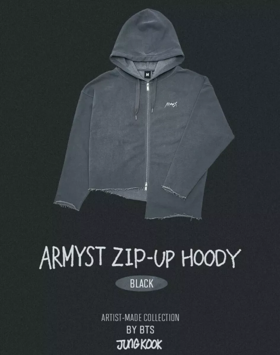 BTS OFFICIAL ARTIST-MADE COLLECTION ARMYST ZIP-UP HOODY BY ...