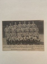 Milwaukee Brewers Cuckoo Christensen Rosy Ryan M Shea 1930 Baseball Team Picture