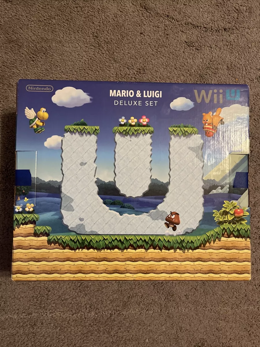 Nintendo Wii U Mario & Luigi Deluxe Set 32 GB Black Console (NTSC) for sale  online