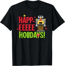 Disney And Pixar WALL-E Nutcracker Happ-EEEEE Happy Holidays Black Size S -5XL
