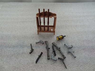 PLAYMOBIL LOT D'ARMES A FEU : FUSILS / PISTOLETS ... - Photo 1/3