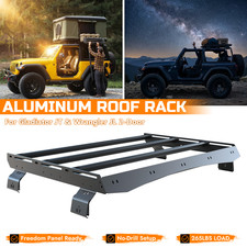 Rear Half Roof Rack Cargo Carrier For Jeep Gladiator Jt Wrangler Jl 2-door Us Rear Half Roof Rack Cargo Carrier For Jeep Gladiator Jt Wrangler Jl 2-door Us