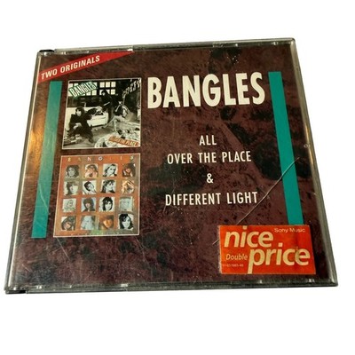 2x CD Bangles Two Originals: All Over The Place & Different Light NEAR MINT
