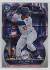 2023 Bowman Chrome Prospects Lava Refractor 306/399 Yunior Garcia #BCP-142 uk2