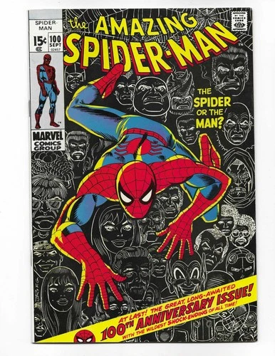 Amazing Spider-Man 100 1971 Marvel Comics VF- 7.5 Classic John Romita Cover