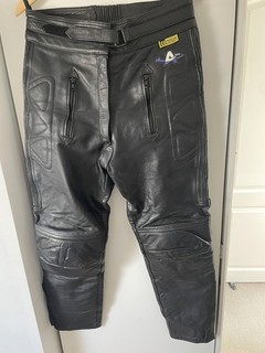 Akito Ladies Leather Motorcycle Trousers Black Size 14