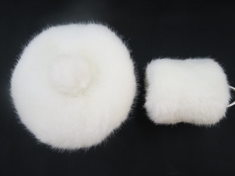 Samantha White Faux Fur Hat and Muff  American Girl Pleasant Company