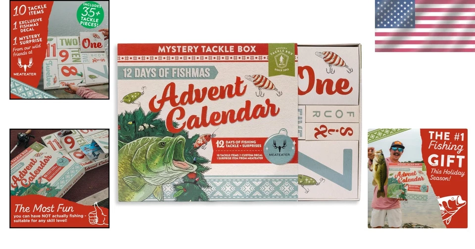 Bass Fishing Advent Calendar - Holiday Gift - Image 2 of 4