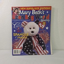 TY Beanie Baby July 1999 Mary Beths bean world monthly magazine issue 10 vol 2
