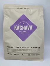 KACHAVA Coconut Acai ALL-IN-1- NUTRITION SHAKE SMALL BAG = 7 SERVINGS EXP 1/2026