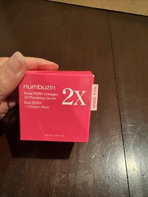NUMBUZIN No.2 Rose PDRN Collagen 2X Plumping Serum 30ml Firming Wrinkle Care NEW