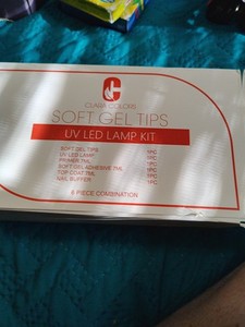 Clara Colors Soft Gel Tips Uv Led Lamp Kit Nails