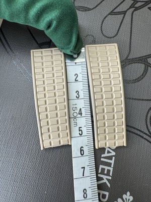 Preowned Genuine Patek Philippe Aquanaut 19mm x 16mm Taupe Rubber Band Strap C30