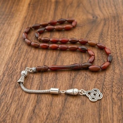 Handcrafted Kuka Wood 33 Beads Tasbih, Misbaha, Islamic Prayer Beads 201438