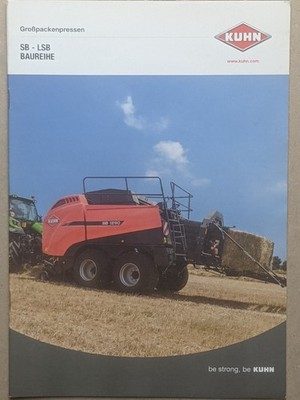KUHN SB-LSB BAUREIHE Großpackenpressen Prospekt Traktor Bulldog Schlepper