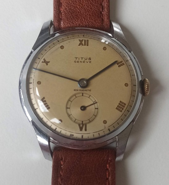 Titus. Alte Vintage Swiss Uhr