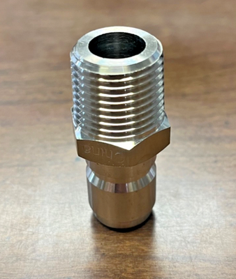 #ad 1 2” Stainless Steel Quick Connect Plug Pressure Washer Hose General Pump MPT $14.50