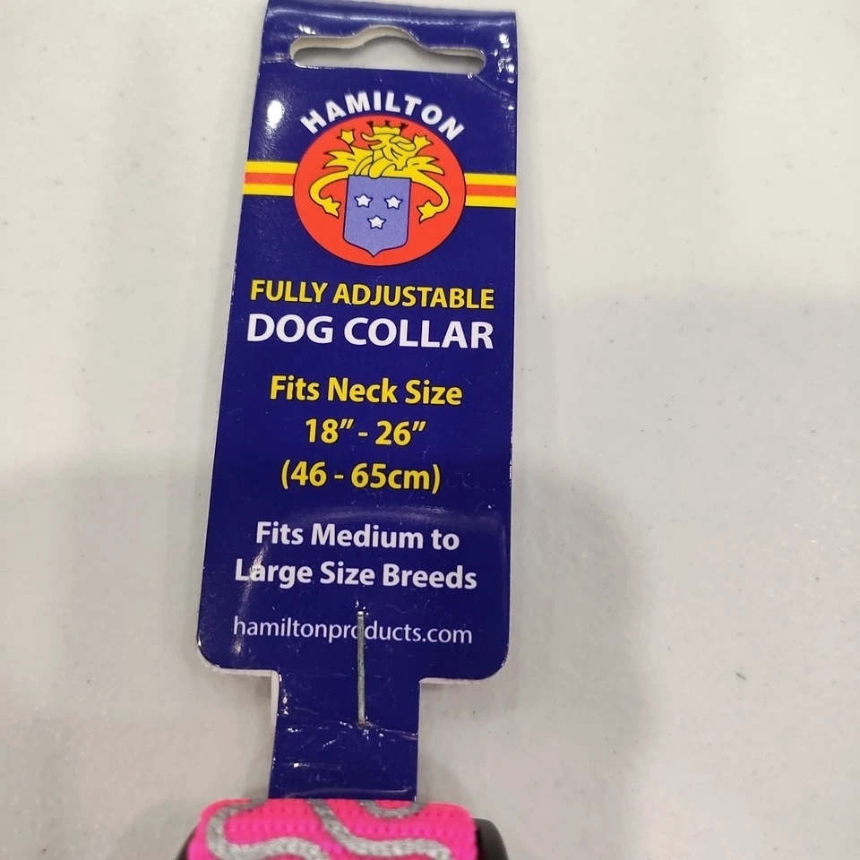 Hamilton Fully Adjustable Dog Collar Fits Med To Large Dogs Brand New - Image 3 of 4
