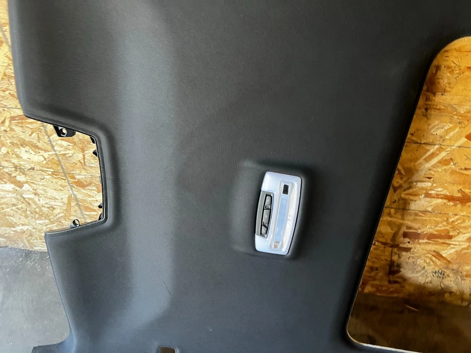 BMW 2014-2020 F32 TECHO TECHO CUBIERTA INTERIOR NEGRO MONTAJE OEM 75MK Foto 4 de 4