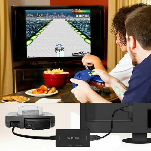 For Nintendo Gamecube Super NES SNES NGC N64 To HDMI Converter Adapter HD Cable - Picture 5 of 11