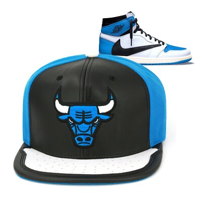 Chicago Bulls Snapback Hat Cap Jordan 1 