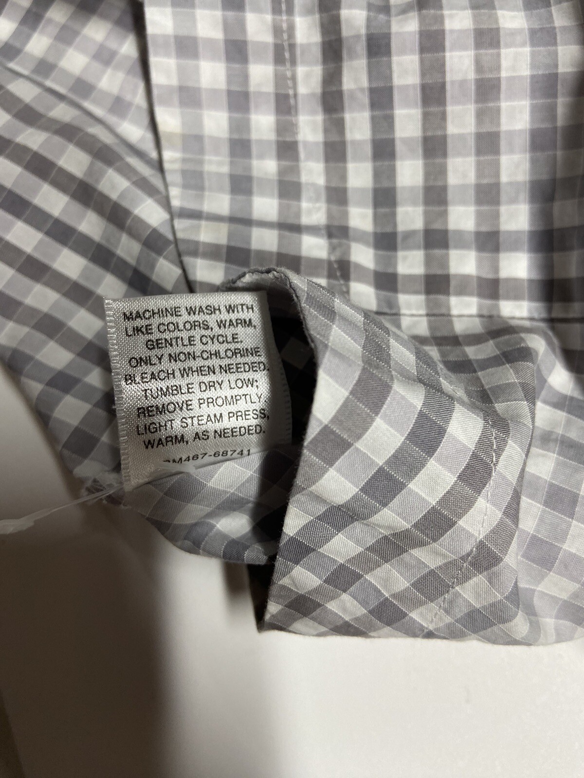 Pendleton Gingham Short Sleeve Button Down Fitted… - image 5