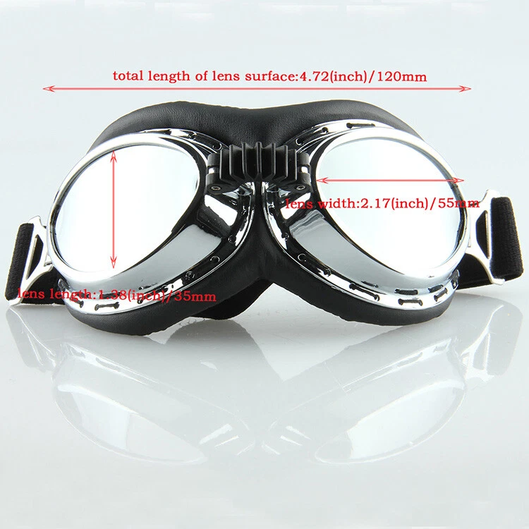 Motorcycle Ski Goggles Snowmobile Anti-UV Glasses Eyewear Scooter Outdoor Sports Foto 2 de 4