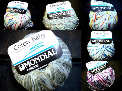 Coton, Aiguille 2,5 -4, Ll 125m, Multicolore, Welcome, Mondial, Vintage-Retro - Photo 1/12