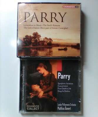 PARRY - Soul's Ransom etc. (2-cd) & Symphonic Variations etc. cd RARE CHANDOS