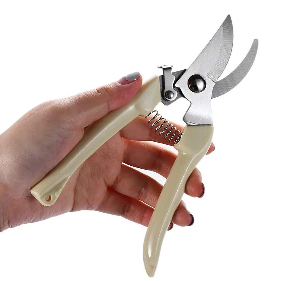 2 PCS Garden Pruning Shears Set Bypass Pruner Straight Blade Scissors CS - Image 4 of 4
