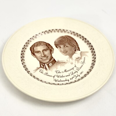English Ironstone Tableware Royal Wedding Commemorative Plate