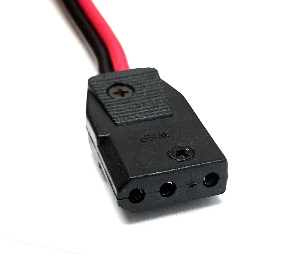 Workman CB3A Power Cord 20 GA w/ 3 Pin Plug for Cobra Galaxy CB radios - Image 2 of 3