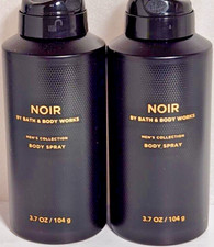Bath Body Works NOIR Body Spray 3.7 oz. Lot of 2