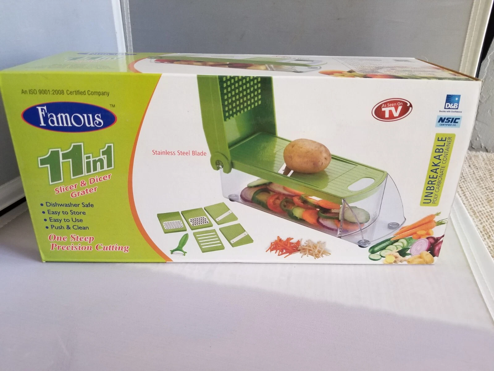 Famous 11 in 1 Slicer, Dicer & Grater