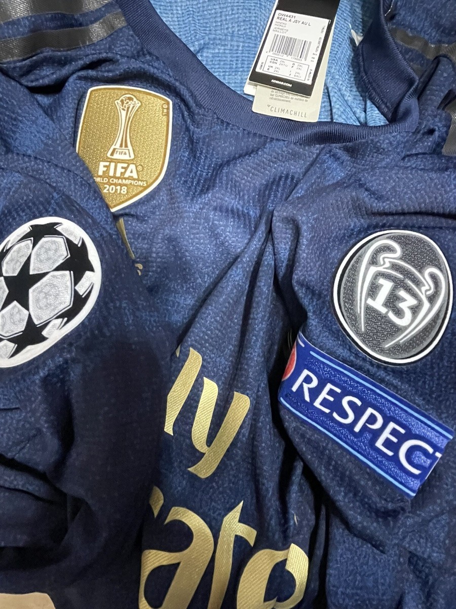 Real Madrid CL Sergio Ramos XXL Player Issue Climachill Shirt