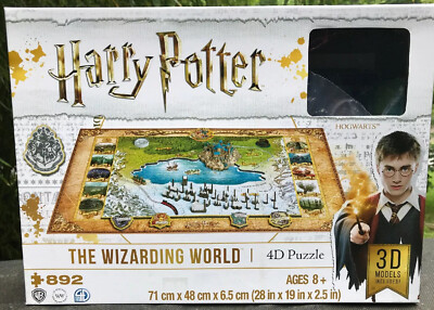 Harry Potter Wizarding World 4D puzzle 892 pieces EXUC complete