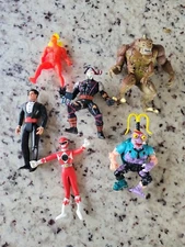 1990's Vintage Toy Figures Lot of 6 Figures ☆ See Pictures For Details ☆ 