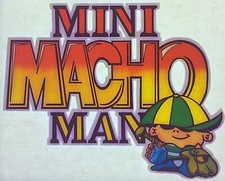 Original Vintage Mini Macho Man Iron On Transfer
