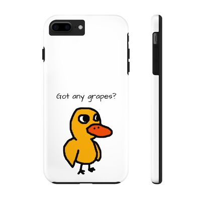 Funny Duck Song Tough Phone Case, Quirky Animal Design, Cool Phone Cover,