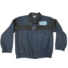 Workrite Nomex FRC Mens Navy Blue Work Jacket Size Medium