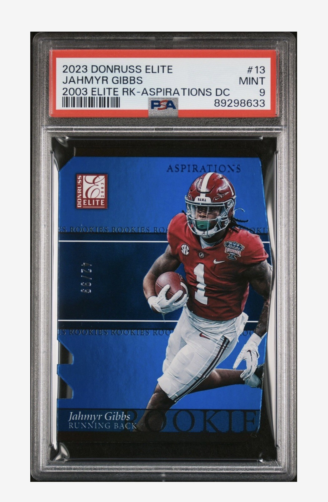 Jahmyr Gibbs Panini Donruss Elite 2003 Elite Rookies #13 Aspirations Die-Cut