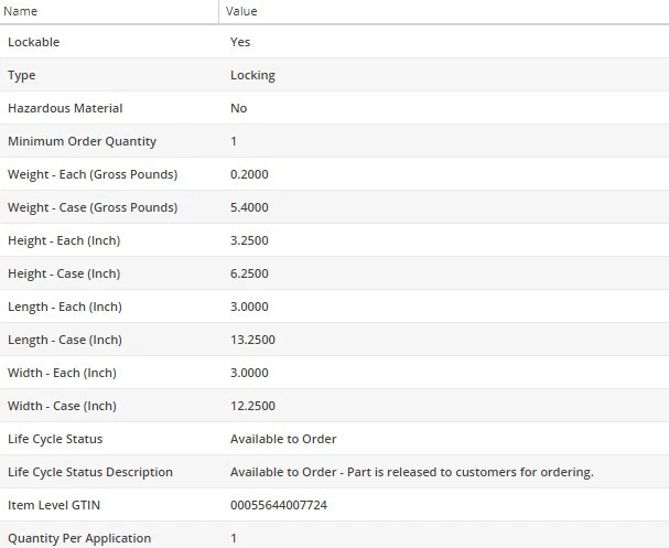 Tapa del tanque de combustible MotoRad MGC772 para Dodge M300 1974 V8-7,2 L Foto 3 de 4