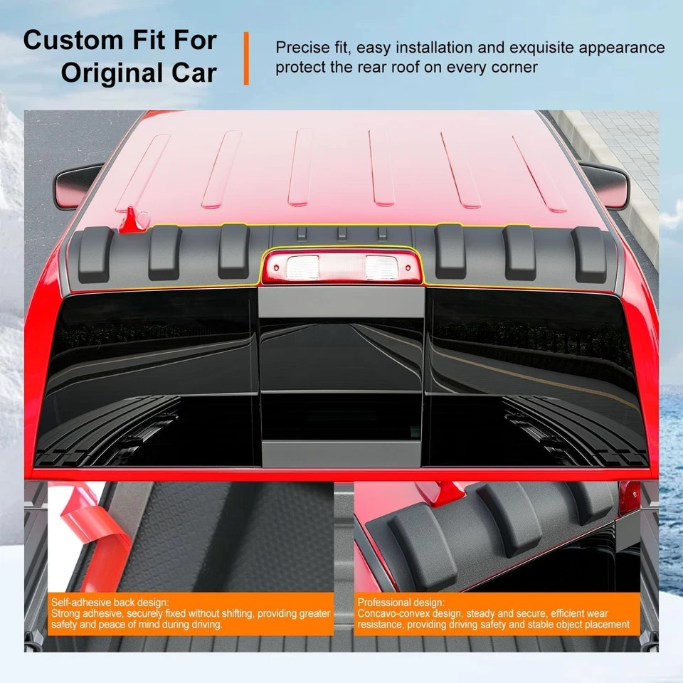 For 2009-2018 Dodge RAM 1500 Rear Roof Protector Truck Cab Roof Protector - Image 2 of 4