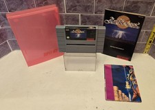 Nintendo SNES Act Raiser Game & Manual Authentic *Tested & Working*