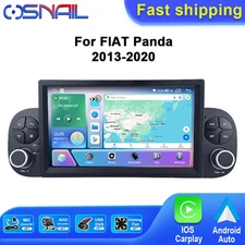 Multimedia Player w/ GPS Navi & Wireless CarPlay For Fiat Panda 13-20 All-in-one