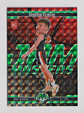 2024-25 Panini Mosaic - Donovan Clingan #5 Green Mosaic Prizm (RC) Jam Masters