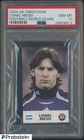 2004 UK Traditions Football World Stars Soccer Lionel Messi RC Rookie PSA 10