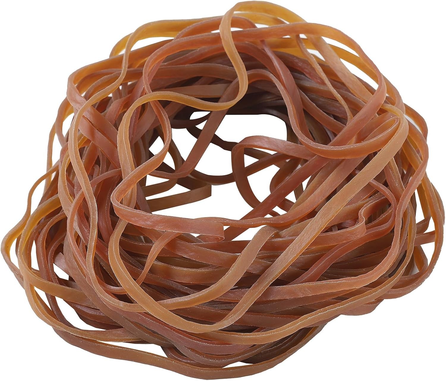 60 Pcs Large Rubber Bands Heavy Duty, Duty Trash Can Band, Yellow 