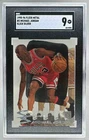 6019890 Michael Jordan 1995 Fleer Metal #3 Slick Silver SGC 9